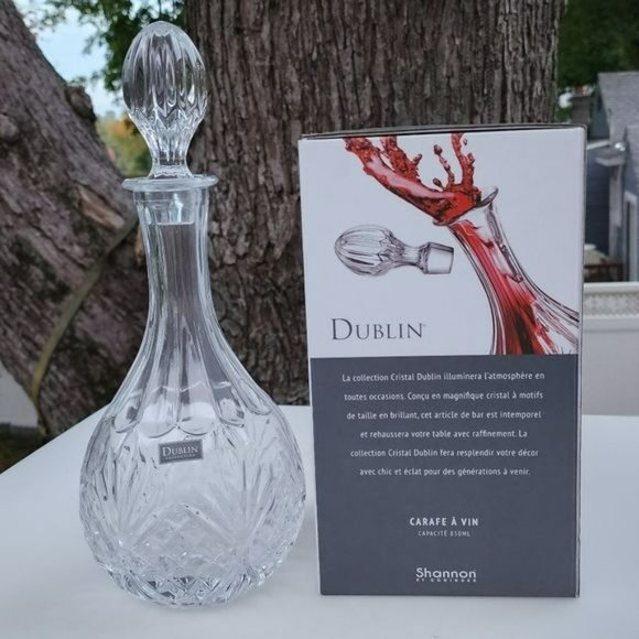 Godinger Wine Whiskey Liquor Decanter Dublin Collection 28 Oz - 850 ml - Picture 3 of 16